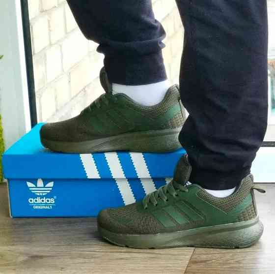 Кросівки Adidas Зелені Адідас BOOST Колір Хакі Жіночі Чоловічі (розміри: 36,37,38,39,40) Дніпро