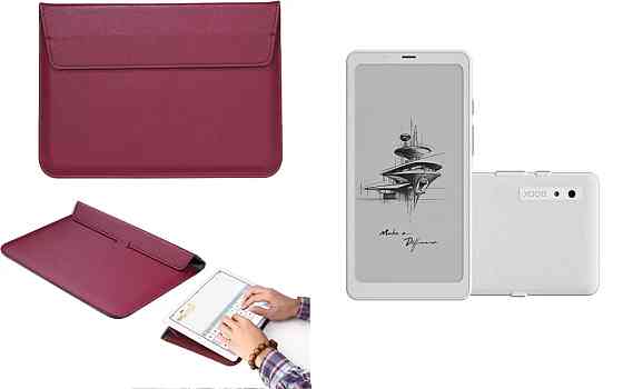 Чехол-конверт VitoCase для ONYX BOOX Palma, с функцией подставки для книги Бордовый Киев