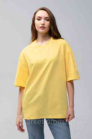 Футболка оверсайз RAY OVERSIZE жіноча лимонна (U0104W-Lemon) L/XL Київ