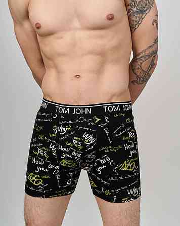 Боксеры мужские Tom John - Мелкие надписи 2200-14 XL Киев