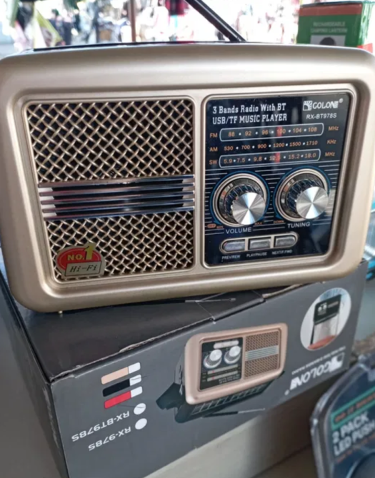 Радіоприймач GOLON RX-BT978S solar FM/AM/SW радио Одеса - фото 9