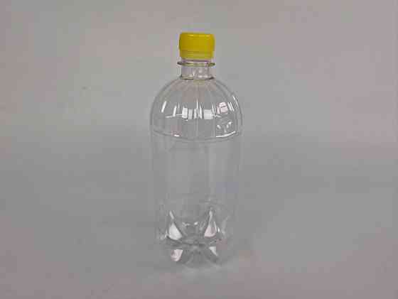 Пластикова пляшка ПЕТ 1,0 л, Ø28 прозора з кришкою (110 шт.) Харків
