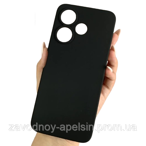 Xiaomi Redmi 13 Чехол силиконовый Защита камеры (черный) Одесса - изображение 1
