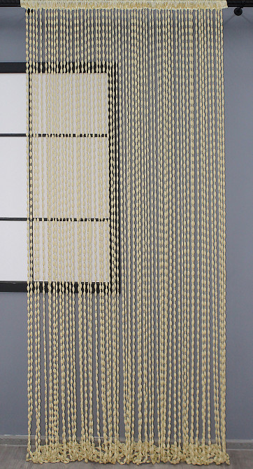 Штори-нитки "Шиніл" з люрексом Кремовий 300х300см 1 шт (61-046) Київ - фото 3