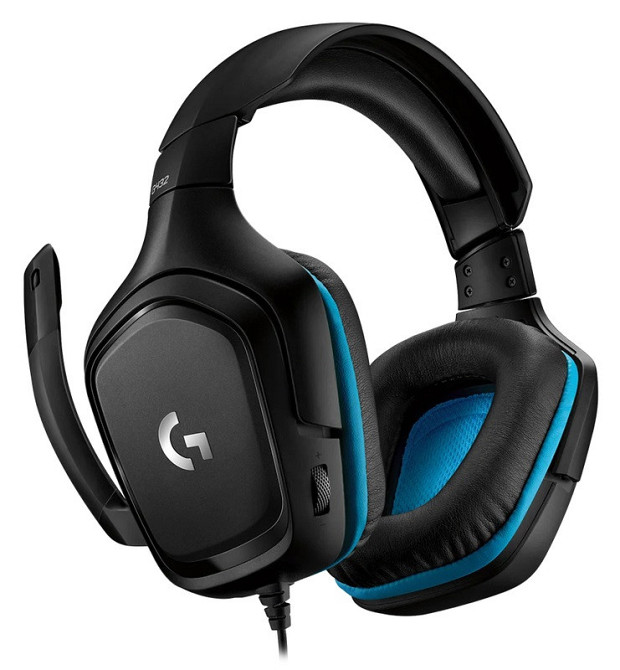 Гарнітура Logitech G432 Black (981-000770) чорний/синій Харьков - изображение 14