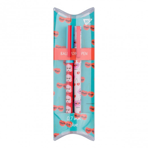 Комплект ручок кулькових "Yes" 411936 "Fancy", 2 диз., 2 шт/уп, шт Київ - фото 1