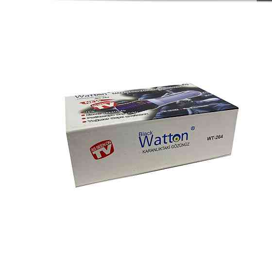 Фонарик аккумуляторный Watton WT-264 фонарь ручной металлический, 3 режима освещения Каменец-Подольский