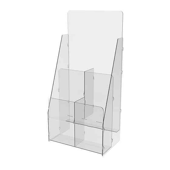 Подставка EKOSTAR для карандашей и ручек 4 ячейки 200х130х430 Киев