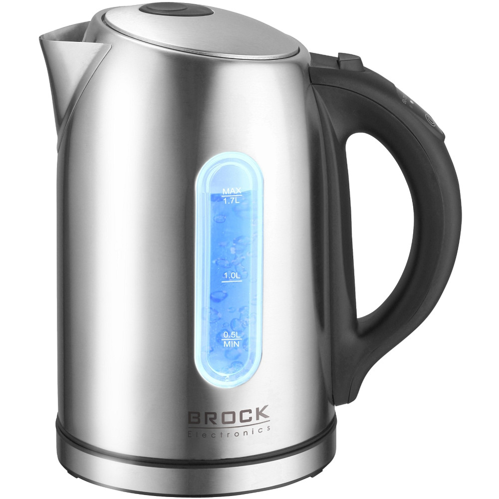 Електрочайник BROCK WK 2302 D 1850-2200Вт/ 1.7л/ встановлення температури нагріву/нерж.сталь Вінниця - фото 1