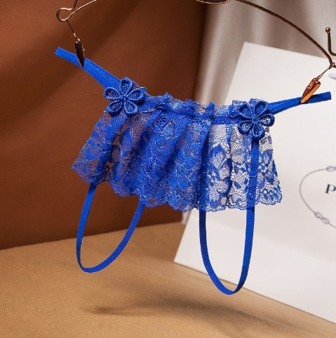 Еротичн трусики жіночі з мереживом - розмір універсальний, резинка до 94см Київ - фото 1