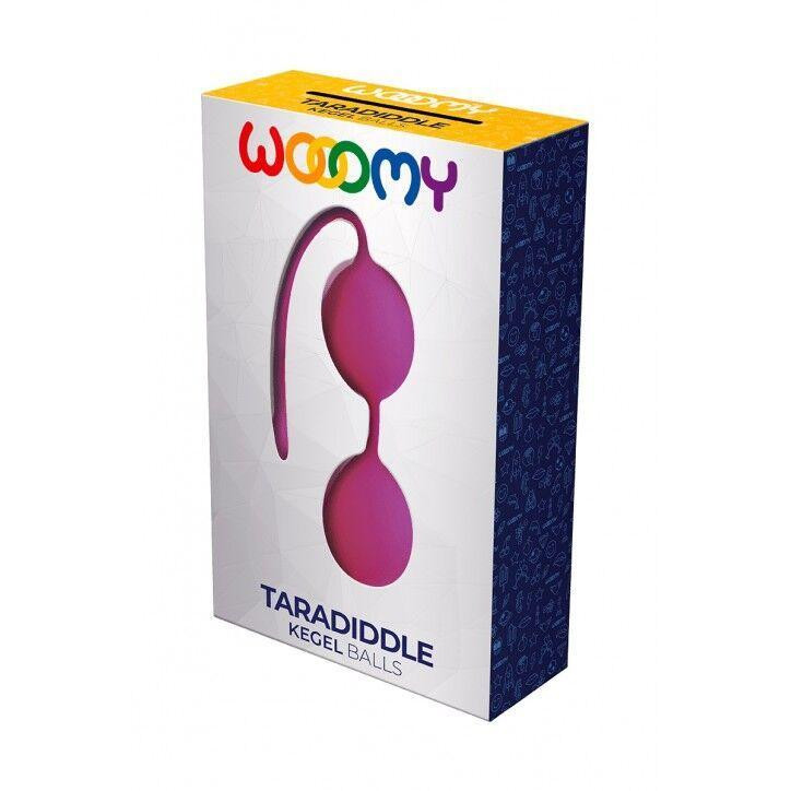 Вагинальные шарики Wooomy Taradiddle Kegel Ball, диаметр 3,5 см, масса 54 г Sex Aura Киев - изображение 3