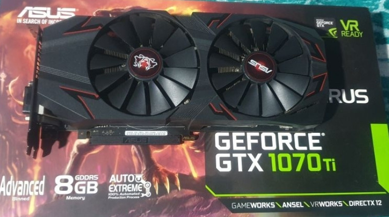 Відеокарта Asus Gerberius GTX 1070 Ti 8Gb. Київ - фото 3
