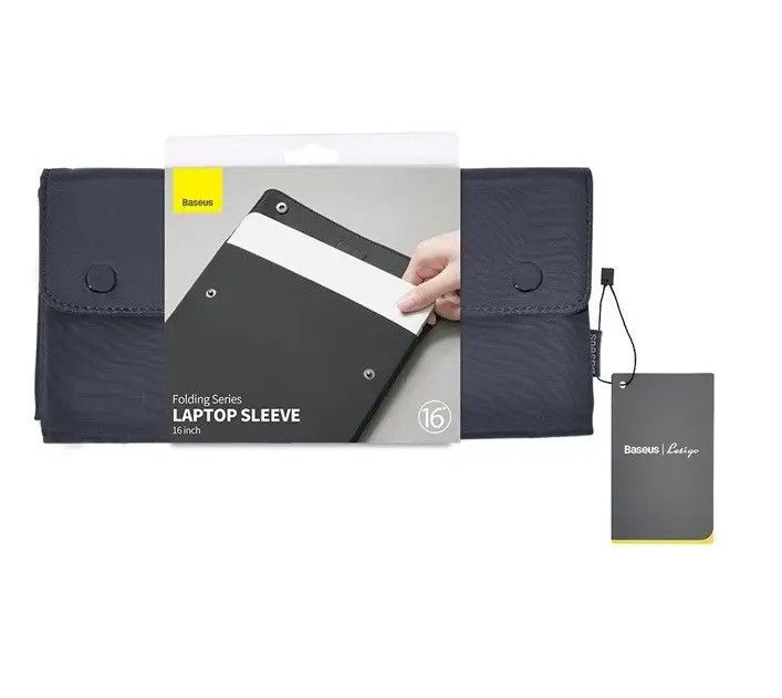 Сумка для ґаджетів Baseus Folding Series 16" Laptop Sleeve LBZD-B0G (Сіра) Миколаїв - фото 10