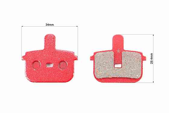 Гальмівні колодки Disk-brake (Kugoo G-Booster,M5,V1,G2 Pro, Bolids Boli-BB8), червоні YL-1059 Київ