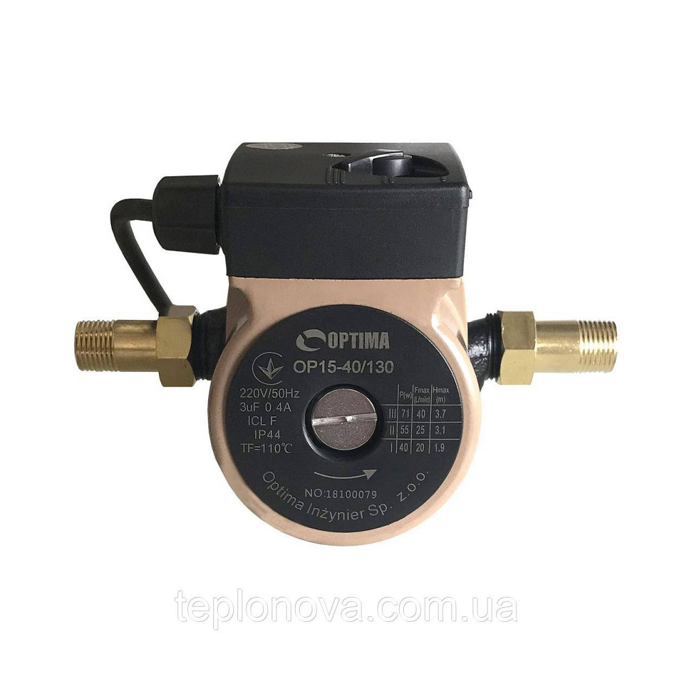 Насос циркуляционный Optima OP15-40 130мм + гайки, + кабель с вилкой! Черновцы - изображение 4
