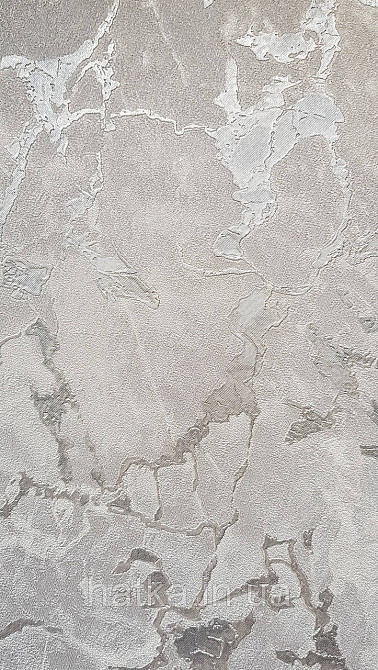 Шпалери вінілові на флізеліні AdaWall Roka 1.06х10 під камінь мармур структурні сірі сріблясті 3д 23103-4 Київ - фото 1