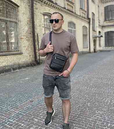 Чорна чоловіча сумка через плече Tiding Bag IT-73302 Київ