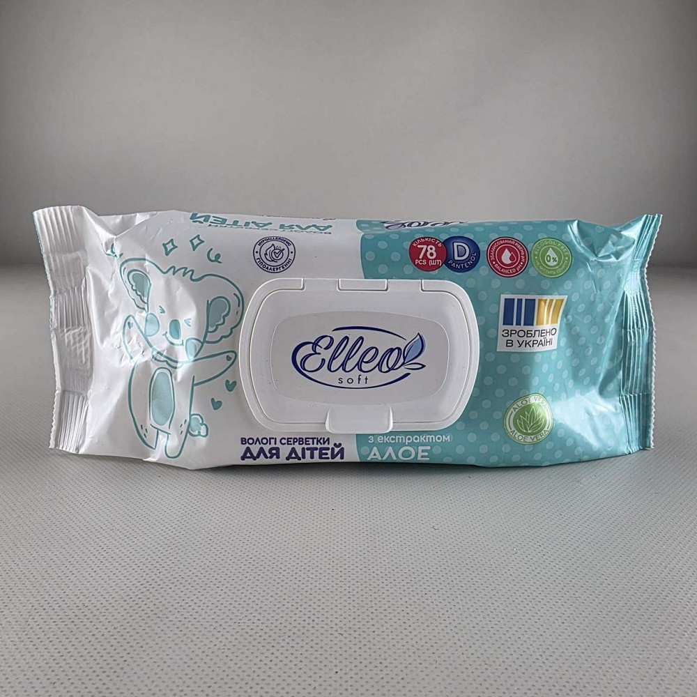 Влажная салфетка  78 шт c клапаном 