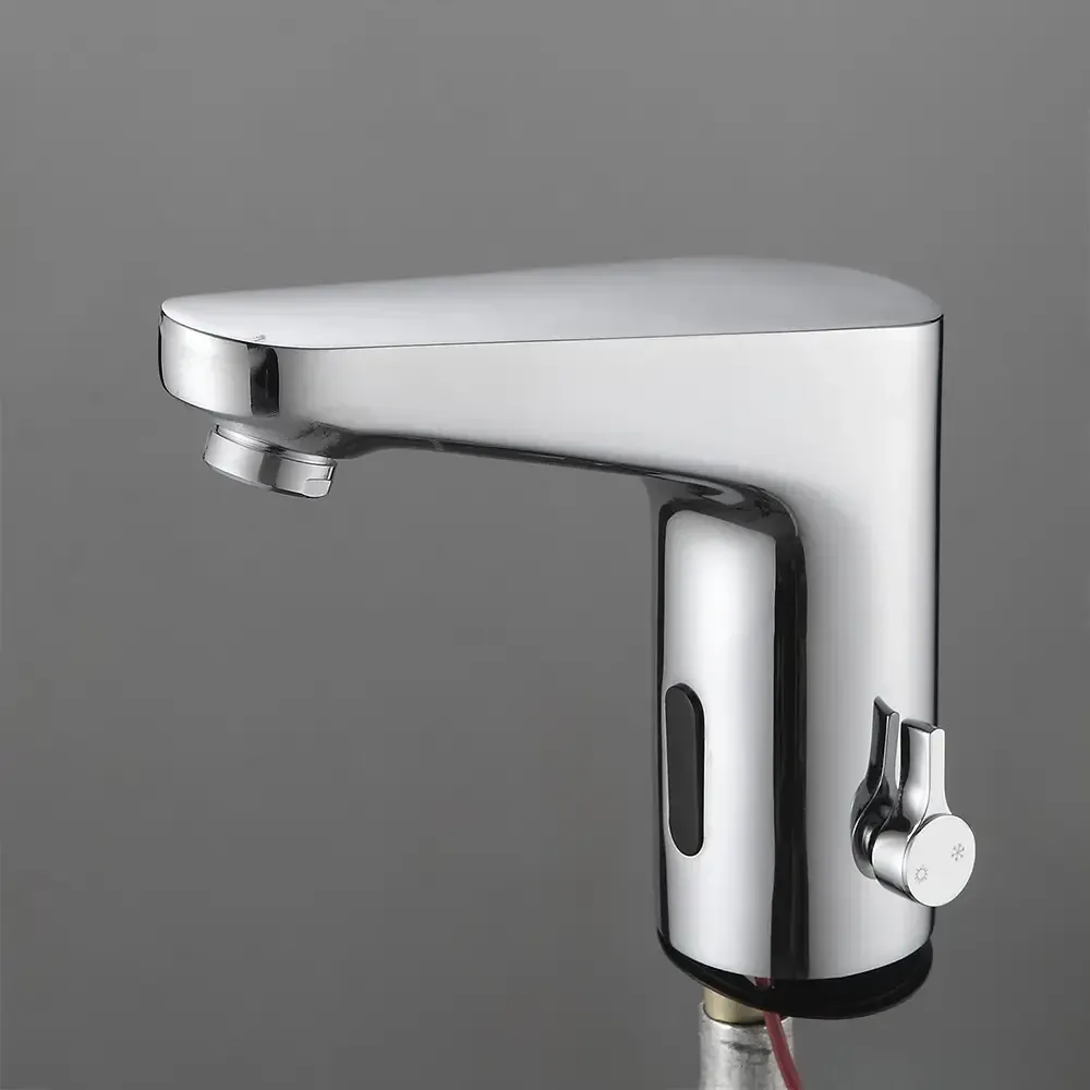 Сенсорный смеситель для умывальника FRAP F513, хром Киев - изображение 7