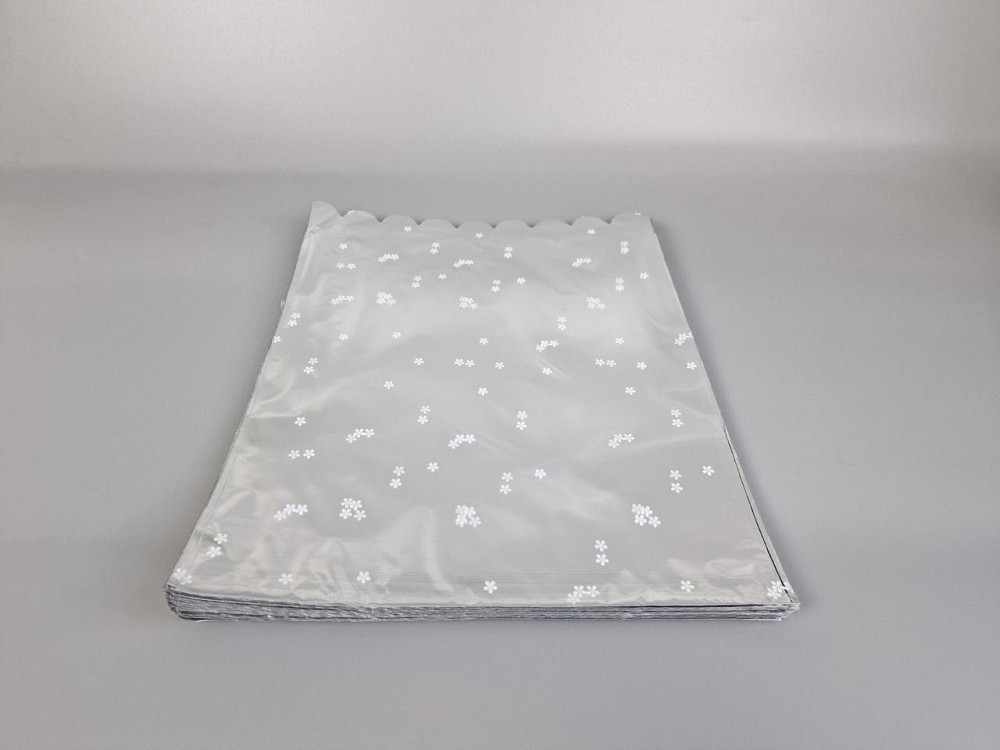 Пакет с рисунком для упаковки подарков   (30*40) №431 (2) фольгированный (ажурный) 