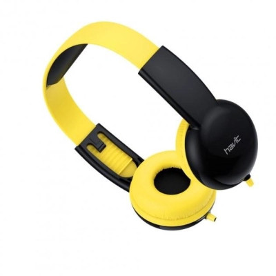 Наушники Havit HV-H211d Yellow/Black (HV-H211d) Винница - изображение 4