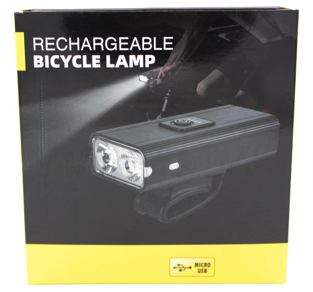 Велосипедна фара велофонарь акумуляторна, MicroUSB / 4 режими світла / Powerbank / 2 LED / PL-B17 Дніпро - фото 2