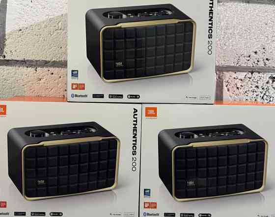 Абсолютно нова ретро-колонка JBL Authentics 200 з Wi-Fi та Bluetooth (JBLAUTH200BLKEP) Киев