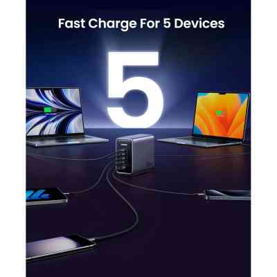 Зарядное устройство Ugreen 5xUSB 300W Nexode (5хUSB-C) CD333 (90903B) Винница