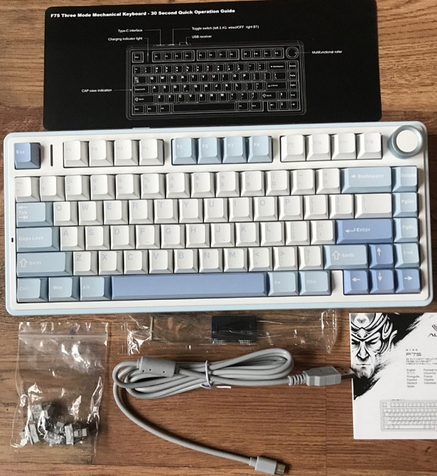 Клавіатура AULA F75 механіка, бездротова ігрова Клавіатура. Київ - фото 3