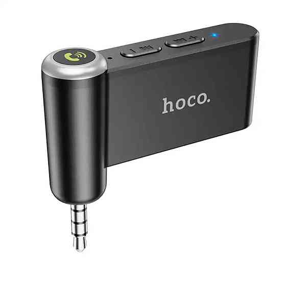 Bluetooth бездротовий ресивер HOCO E58 Magic music car AUX, колір чорний 6931474748768 Одеса