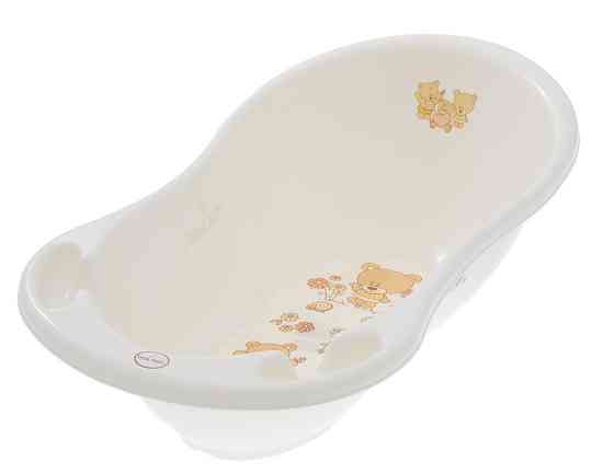 Ванна дитяча зі зливом Teddy Bear 86 см white pearl Київ