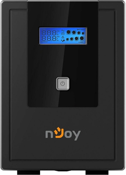 ДБЖ NJOY Cadu 1500 (UPCMTLS615HCAAZ01B), Lin.int., AVR, 4 x Schuko, USB, LCD, пластик Чорний Харьков - изображение 2