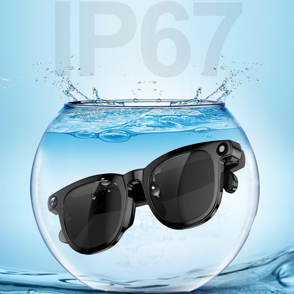 Смарт очки с камерой с Bluetooth,WiFi 2K/1080P и AI-функциями:голосовое управление,звонки,фото, видео с влагозащитой Каменец-Подольский - изображение 5