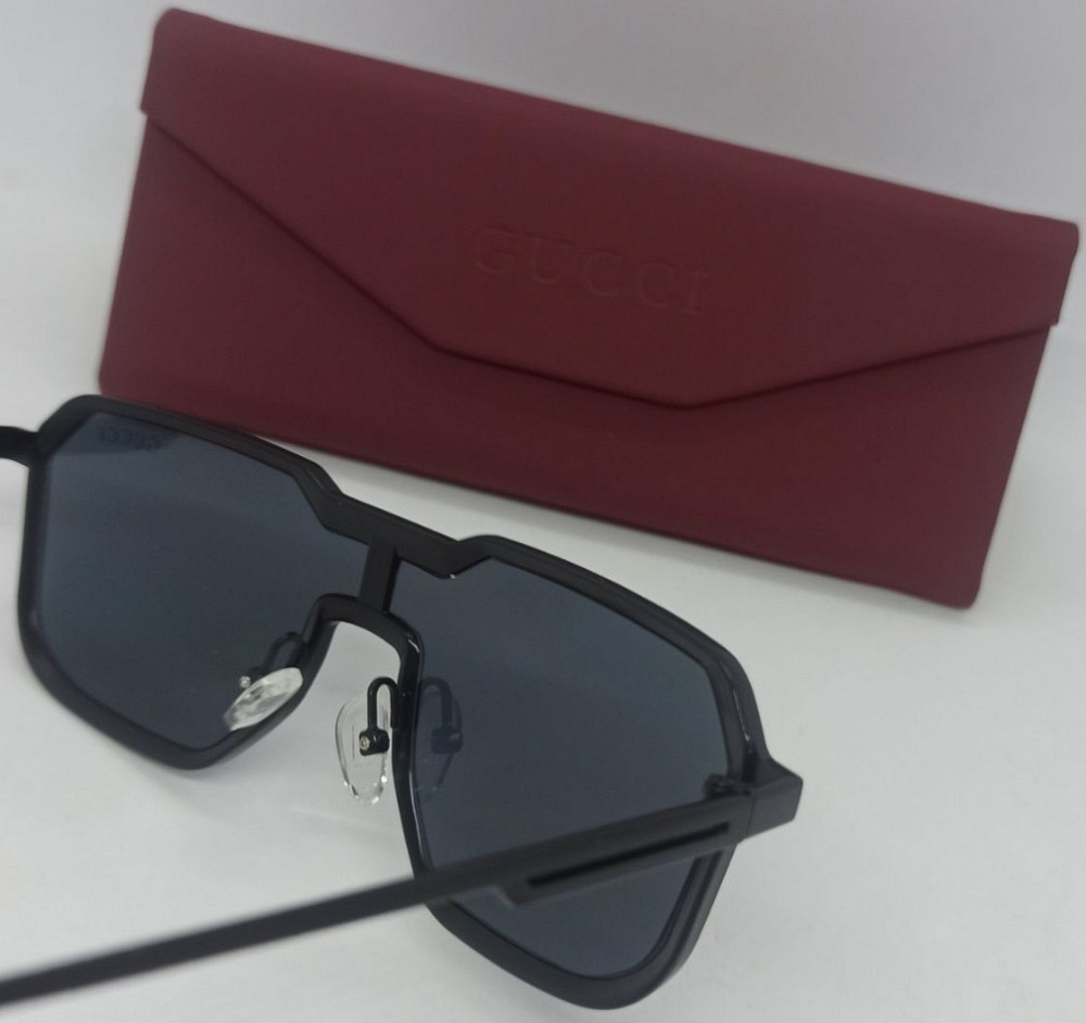 Брендовые стильные красивые мужские очки черные в черной металл оправе. Киев - изображение 2