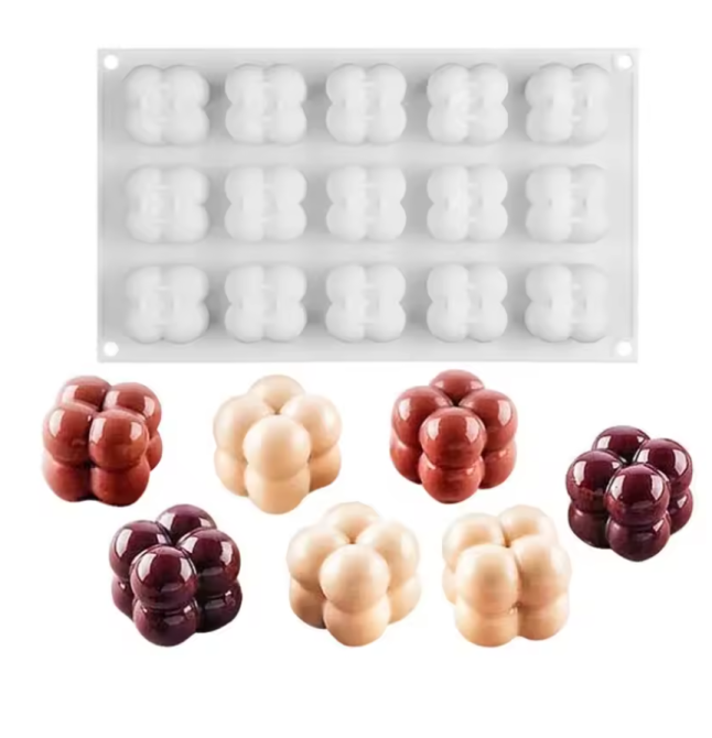 Форма силиконовая на 15 изделий 29 х 17 см Кристаллы антипригарная, для изготовления сладостей Одесса - изображение 4