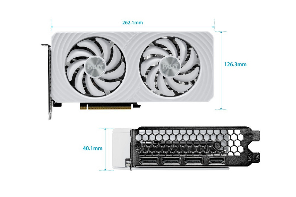 Відеокарта GF RTX 5060 Ti 8 GB GDDR7 White OC Palit (NE7506TU19P1-GB2062M) ( 13547 ) Харьков - изображение 18