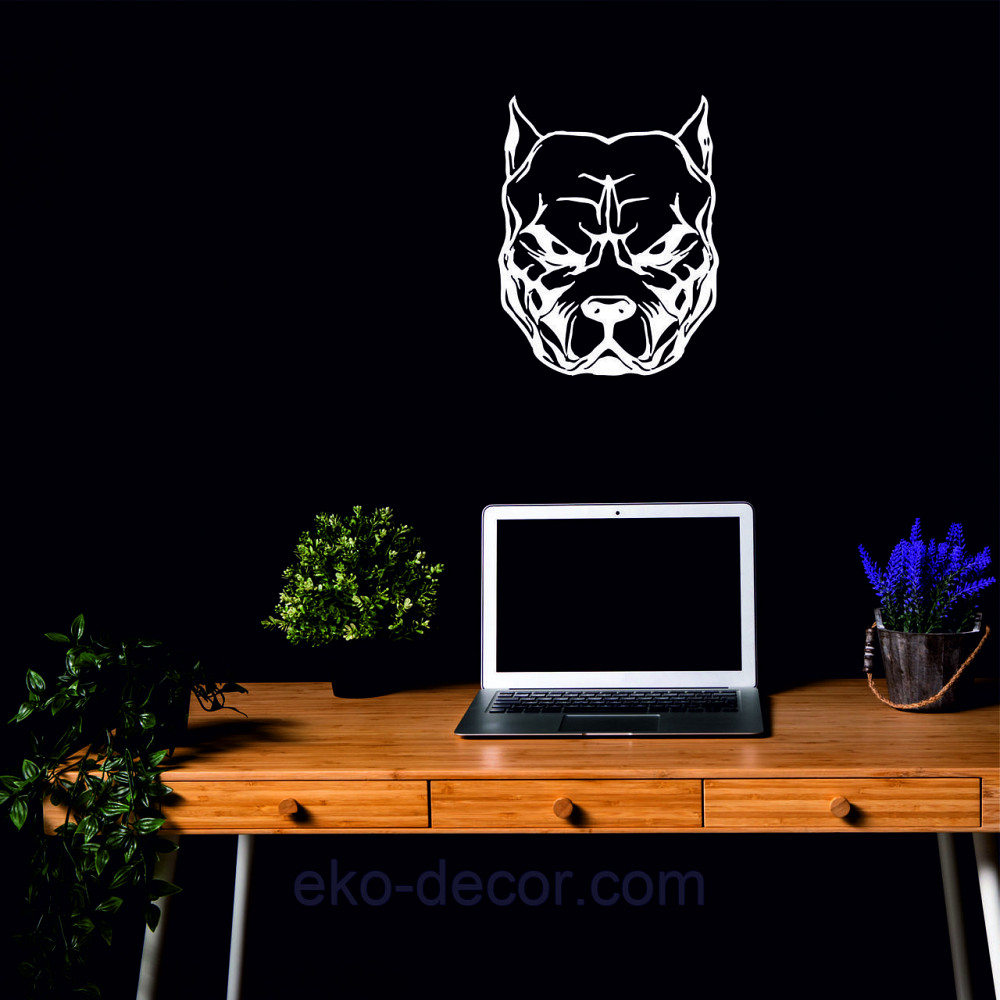 Декоративне настінне Панно «Собака», Декор на стіну 110*86 см, Білий Київ - фото 6