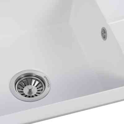 Мийка кухонна GRANADO NAVIA white з сифоном (775*495mm.) (gr3805) Вінниця