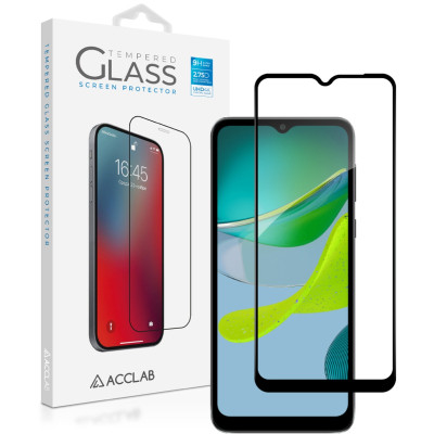 Стекло защитное ACCLAB Full Glue MOTO E13 Black (1283126573620) Винница - изображение 1