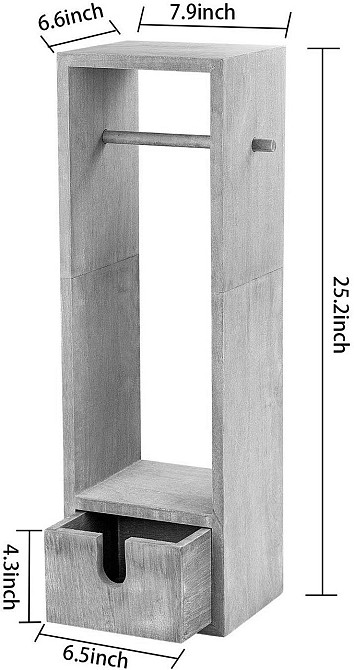 Тримач для туалетного паперу "Гідроген" мокко Миколаїв - фото 5