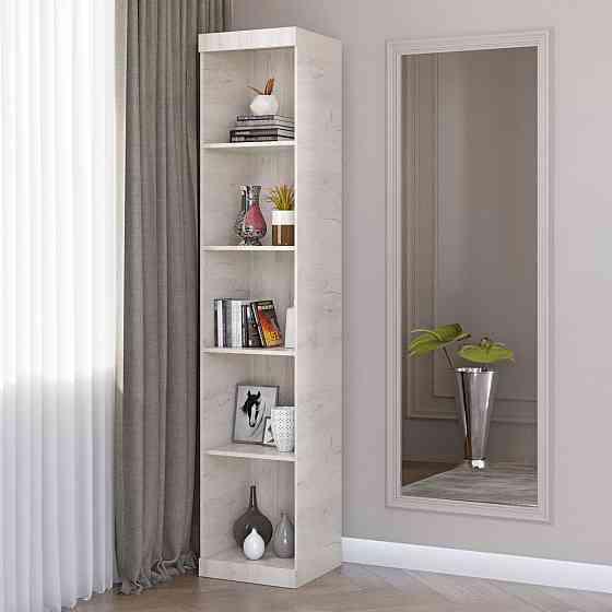 Шафа-пенал відкритий Еверест Соната дуб крафт білий (DTM-2689) Львів