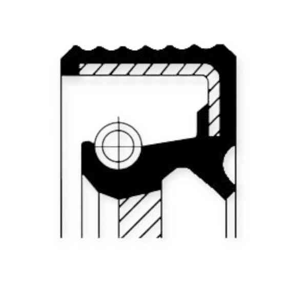 Сальник Ланос, Авео 1.5 передний мелкий (30х42х8) коленвала Мукачево