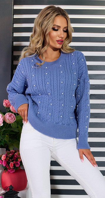 Свитер с жемчужинами (46-48) Киев - изображение 3