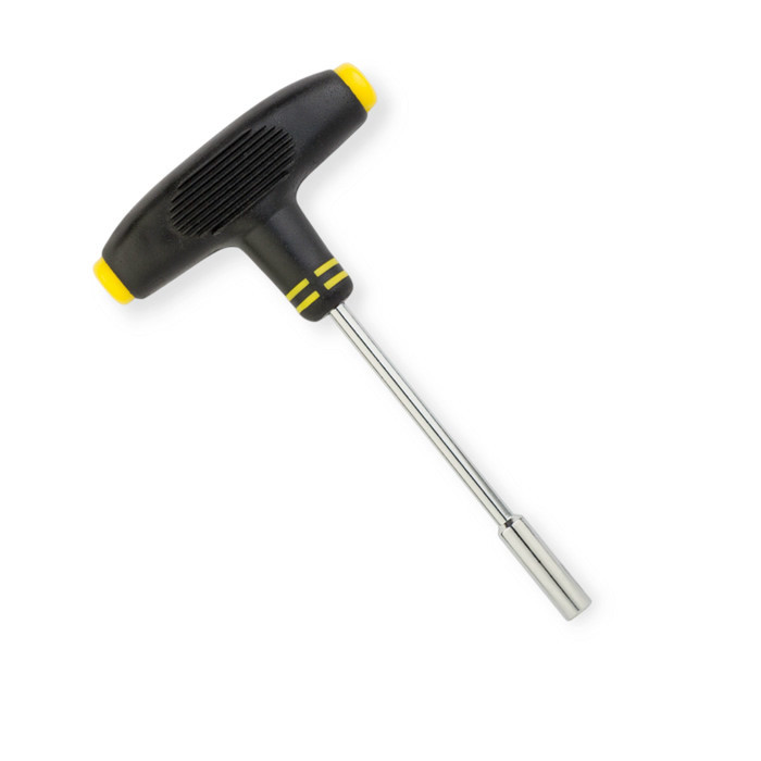 Викрутка з бітами та головками 1/4" 21 шт CrV Т-подібна ручка (блістер) Мукачево - фото 2