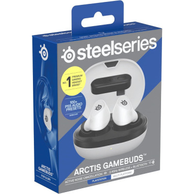 Наушники SteelSeries Arctis GameBuds Bluetooth White (61682) Винница - изображение 6