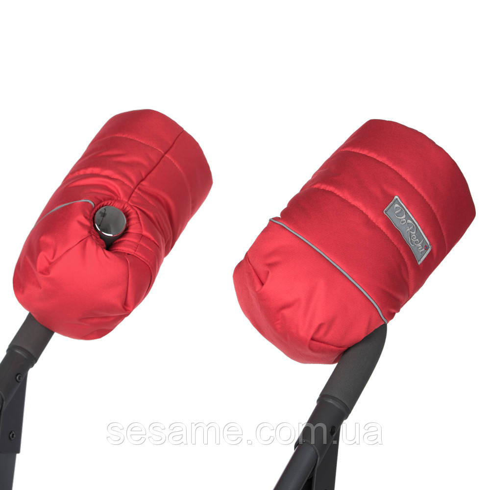 Муфта на натуральной овчине Красная Харьков - изображение 2