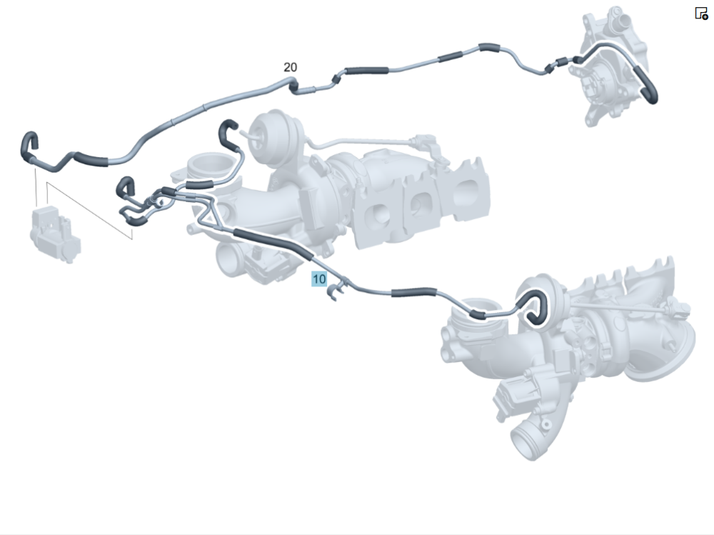 Mercedes-Benz  A2761400564 Вакуумний трубопровід управління турбіною C-Class Cabrio A205 C-class Estate S205 C-Class Coupe С205 C-Class W205 GLC X253  Одесса - изображение 2