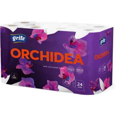 Туалетний папір Grite Orchidea 3 шари 24 рулони (4770023348132/4770023351507) Вінниця