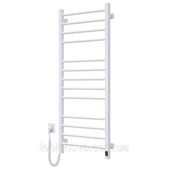 Сушарка для рушників електрична Navin Класик Квадро 500х1200 Sensor ліва біла Чернівці