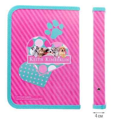 Папка для тетрадей 1 вересня В5 на молнии Keith Kimberlin (491843) Винница